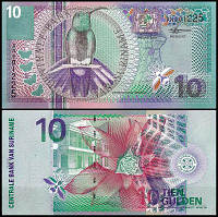 Суринам/Suriname 10 Gulden 2000 Pick 146 UNC