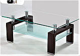 Столик журнальний скляний Lisa Basic, фото 2