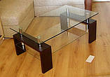 Столик журнальний скляний Lisa Basic, фото 3