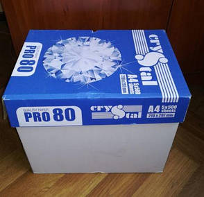 Папір А4 80 (С) "Crystal Pro 80" в наявності Київ, фото 1
