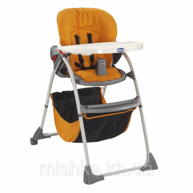 Стільчик для годування Chicco Happy Snack помаранчевий, фото 1