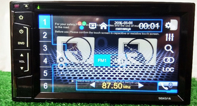 Автомагнитола 2DIN 6,5 Сенсорная магнитола DVD автомобильная 2DIN 6,5