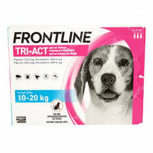 Frontline Tri-Act Краплі на холку від бліх, кліщів і комарів для собак від 10 до 20 кг, 1 шт