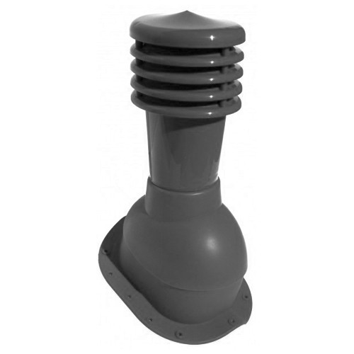 Вентвихід Krono-Plast KBF Ø125 мм (не утеплений) для металочерепиці типу Finnera, фото 1