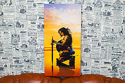 Чудо-жінка. Wonder Woman. 60х30 см. Картина на полотні.