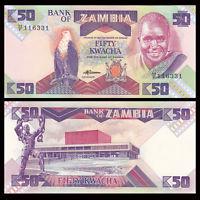 Замбія / Zambia 50 Kwacha (1986-88) Pick 28a UNC