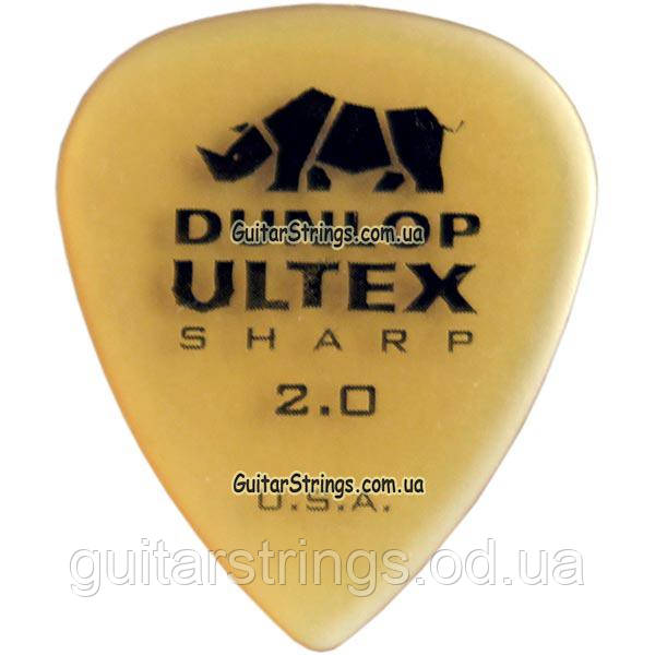 Медіатор Dunlop 433R2.0 Ultex Sharp 2.00 mm, фото 1