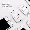 Мережеве ЗП HOCO C11 Smart на 1 USB (1 A) білий + Micro USB cable, фото 6