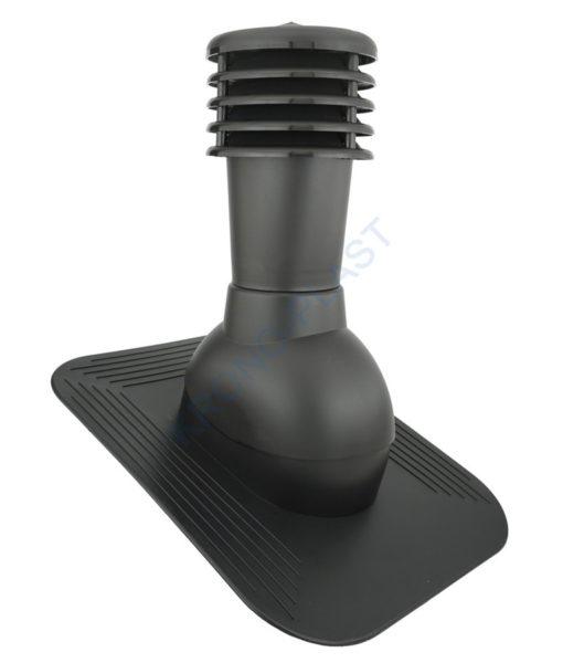 Вентвіхід для битучної черепиці Krono-Plast KPI Ø125 мм: не утеплений (для встановлення в готову покрівлю), фото 1