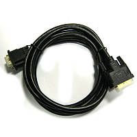 Кабель DVI-I(24+5)-VGA ATcom 1,8m Black