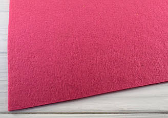 Китайський жорсткий фетр 3 мм (20х30 см) — No5 Рожевий