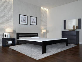 Двоспальне ліжко "Талія" з дерева (масив бука)