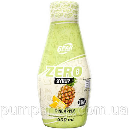 Сироп дієтичний 6PAK Nutrition Syrup ZERO 400 мл, фото 2