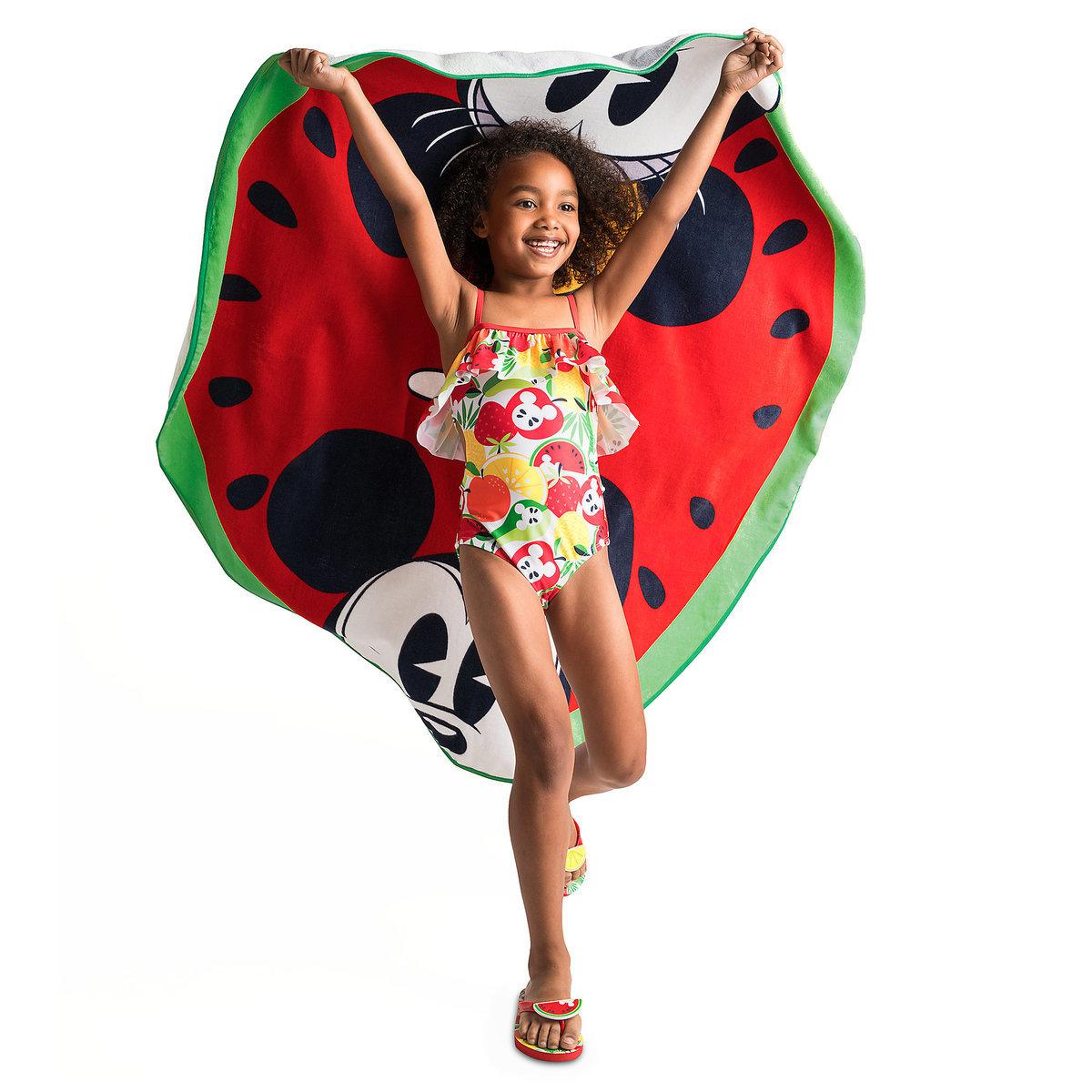 Рушник Мікі та Мінні Маус Mickey and Minnie Mouse Watermelon Beach Towel — Summer Fun