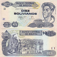 Bolivia Болівія - 10 Bolivianos 1986 UNC