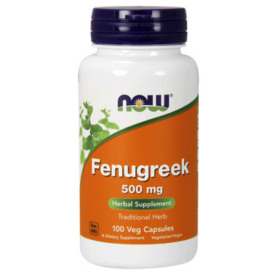 Чоловіче та жіноче здоров'я NOW Foods Fenugreek 500mg caps 100, фото 1