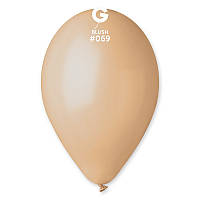 Воздушные шары 10"(25 см) 69 Телесный пастель В упак: 100шт. ТМ "Gemar" Италия