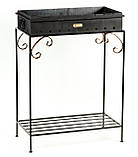 Мангал кований садовий зі знімними коробом (сталь 2 мм) і чохлом-накидкою М28-2ч, фото 2