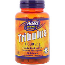 Тестостеровий бустер NOW Foods Tribulus 1000mg 90 tabs