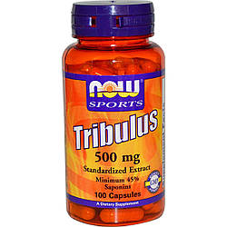 Тестостеровий бустер NOW Foods Tribulus 500mg 100 caps