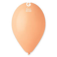 Воздушные шары 10"(25 см) 60 Персиковый пастель В упак: 100шт. ТМ "Gemar" Италия