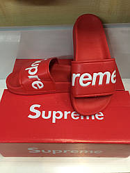 Жіночі шльопанці Supreme Red