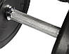 Гантель композитна розбірна з хромованим грифом з металу вагою 28 кг., фото 3