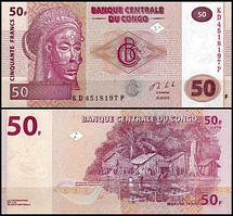 Конго / Congo 50 francs 2013 Pick 91 UNC