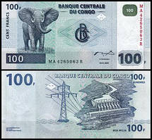 Конго / Congo 100 francs 2007 Pick 98a UNC