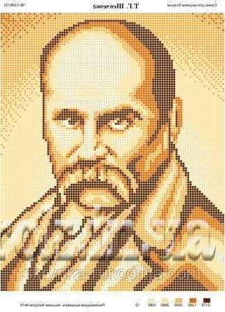 Тарас Шевченко - вишивка бісером