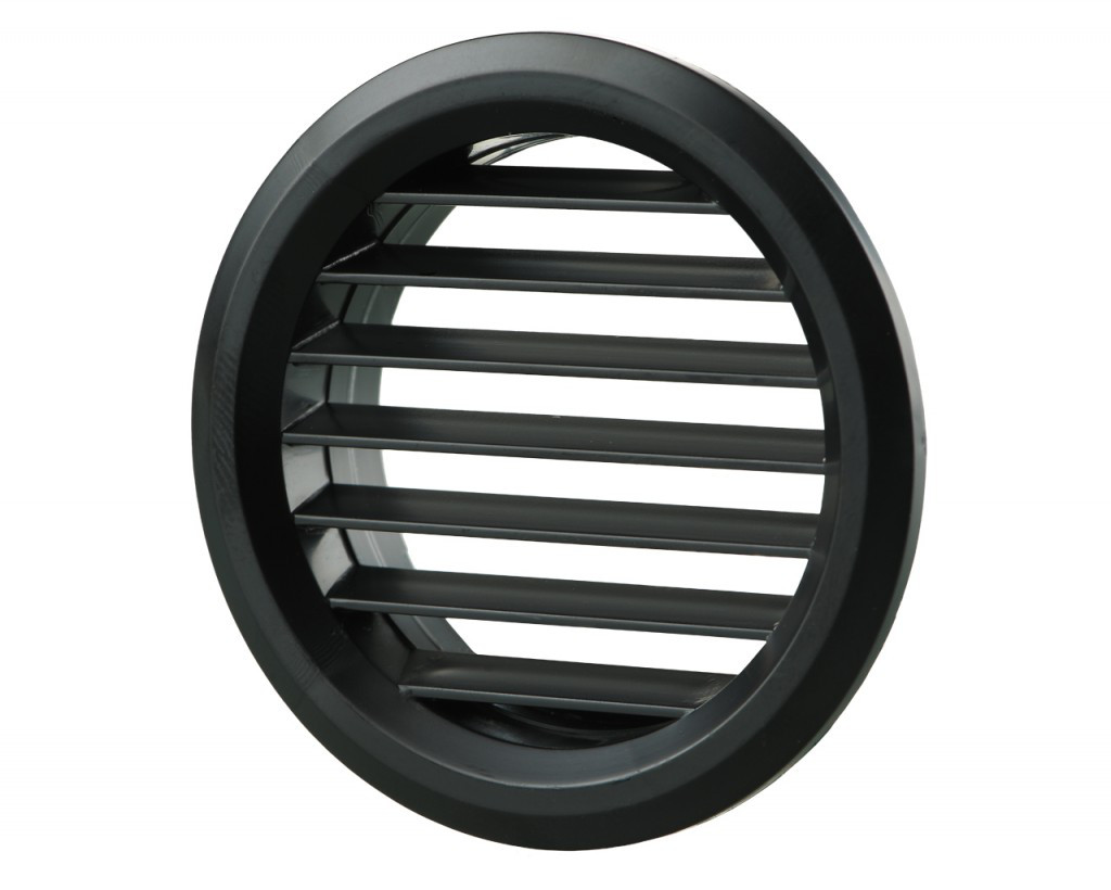 Припливно-витяжна решітка МВ 80 бв ABS, коричнева, фото 1