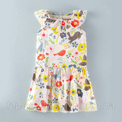 Jumping Beans літнє плаття для дівчинки Birdies. Розмір 2 роки, 3 роки, 4 роки, 5 років, 6 років, 7 років
