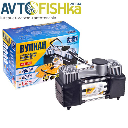 Авто компресор "Вулкан" Vitol Вулкан КА-В12122
