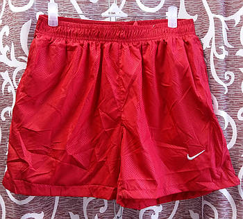 Шорти чоловічі спортивні Nike, розміри M-3XL, червоні, 8807