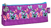 Пенал м'який Yes Butterfly purple 20*8*3 см 531820