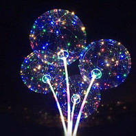 Світлодіодна миготлива повітряна куля ВОВО на паличці