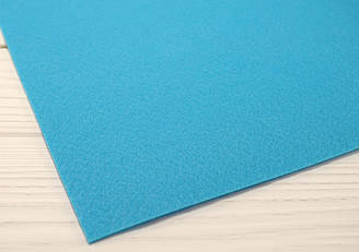 Корейський жорсткий фетр 1,2 мм (100х110 см) - №25 Світло-блакитний