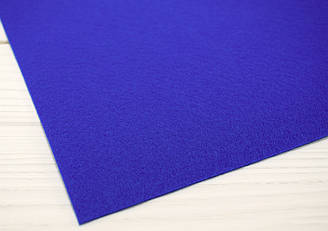 Корейський жорсткий фетр 1,2 мм (100х110 см) - №27 Синій