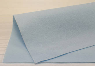 Корейський м'який фетр 1,2 мм (100х110 см) - №24 Блідо-блакитний