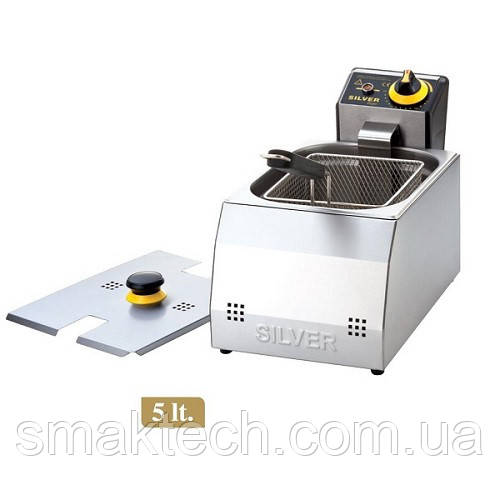 Фритюрниця електрична 5 л. 2142 SILVER, фото 1