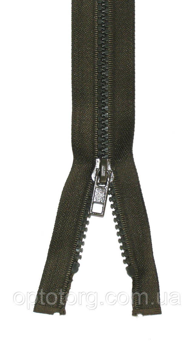 Блискавка тракторна трактор хакі №5 одинарна ширина ланки 5мм оптом від optotorg.com.ua