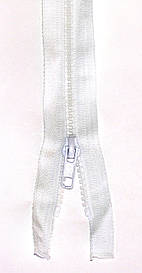 Блискавка тракторна №5 біла пластикова довжина 50см 1Б