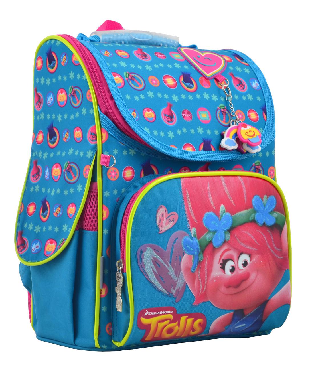 Рюкзак каркасний 1 Вересня H-11 Trolls turquoise 555162