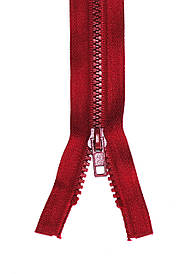 Блискавка тракторна №5 вишнева пластикова довжина 110см 2Б