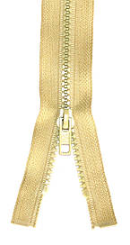 Блискавка тракторна 5 Олива пластикова 110см разьемная на два бігунка