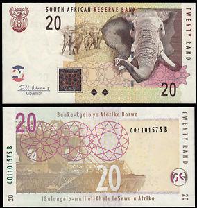 Південна Африка (ПАР) / South Africa 20 rand 2009 UNC