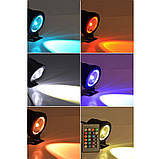 Прожектор світлодіодний 10Вт 220В RGB (з оптикою), фото 4
