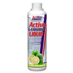 Жиросплювач ACTIWAY L-Carnitine Liquid Limette 500 ml