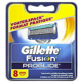 Gillette Fusion Proglide 8 шт. в пакованні змінні касети для гоління оригінал Німеччина