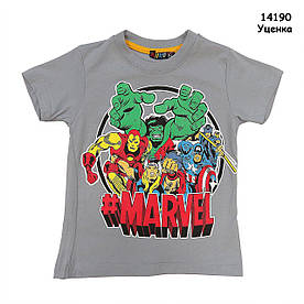 Уцінка - Футболка "Ліга супергероїв" для хлопчика. 116, 128 см
